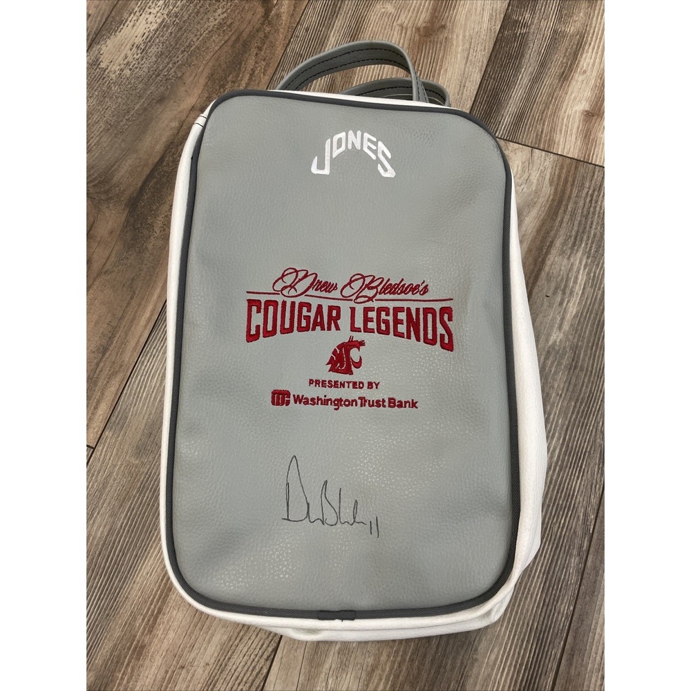 Washington State Cougars Cougar Legends‎ Shoe Bag Signed Drew Bledsoe